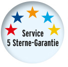 5-Sterne Service-Garantie