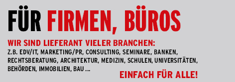 Ihr B2B Service-Spezialist für Firmen, Büros,... einfach für alle.